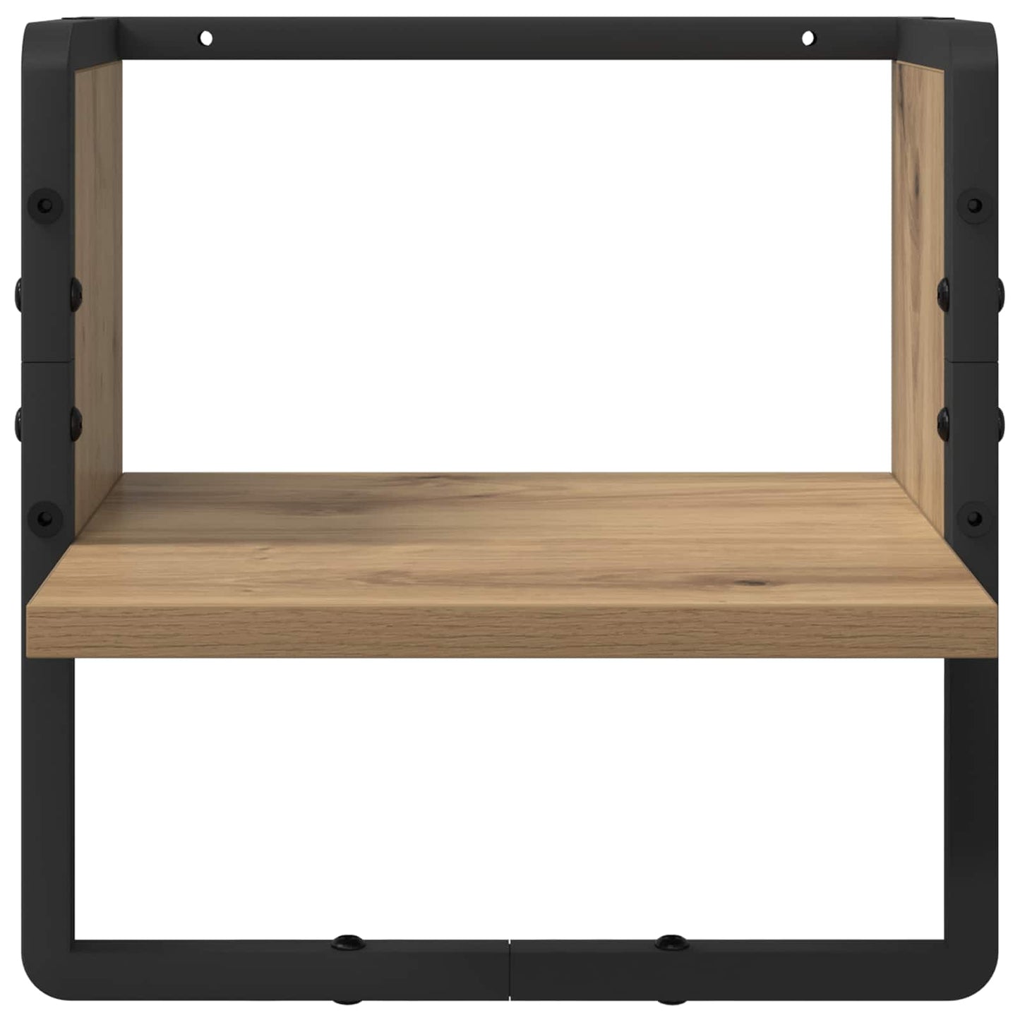 Sada Nástěnných Polic Nástěnná Montáž 4 Pcs Artisanový Dub