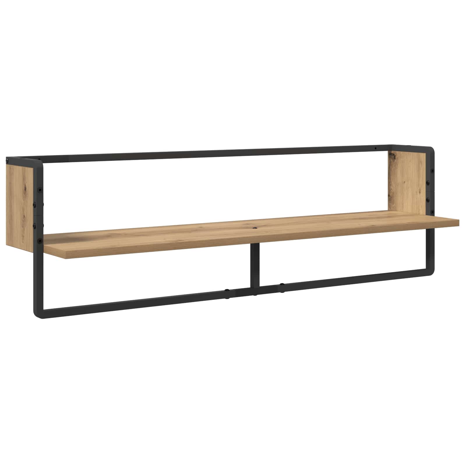 Sada Nástěnných Polic Nástěnná Montáž 6 Pcs Artisanový Dub