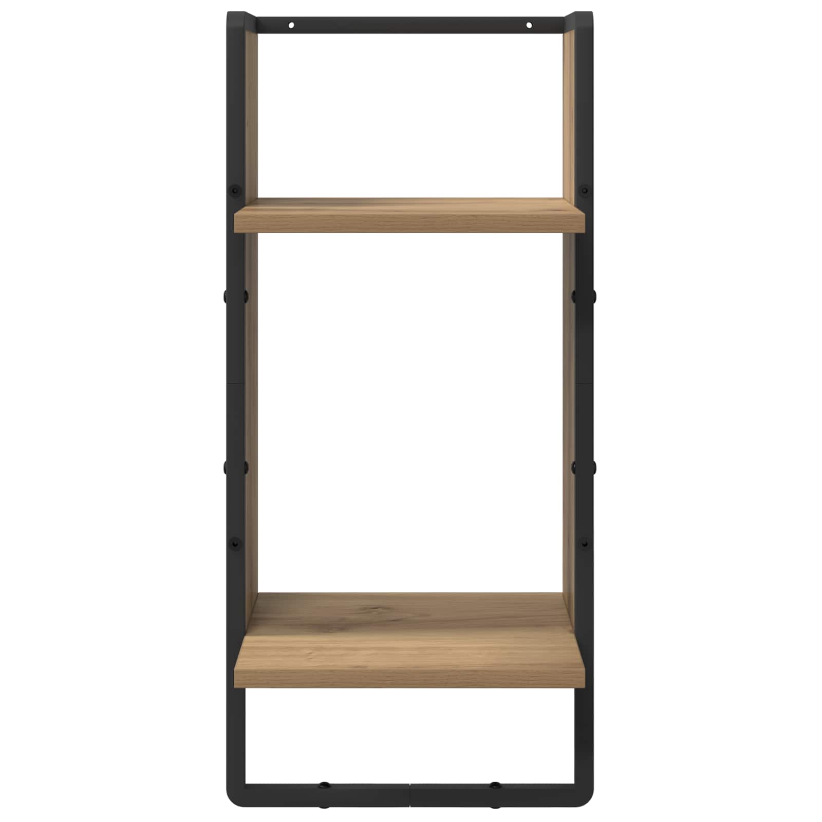 Sada Nástěnných Polic Nástěnná Montáž 6 Pcs Artisanový Dub