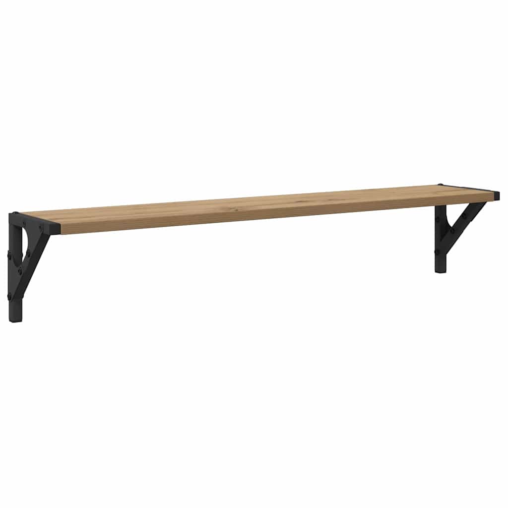 Nástěnné Poličky Nástěnná Montáž 2 Pcs Artisanový Dub
