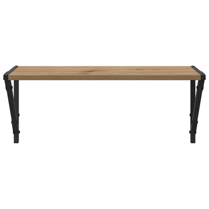 Nástěnné Poličky Nástěnná Montáž 2 Pcs Artisanový Dub