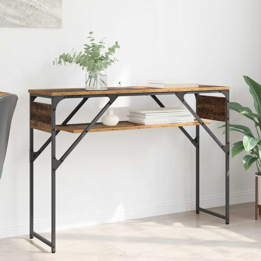 Konsole Staré Dřevo Kompozitní Dřevo 105X30X75Cm