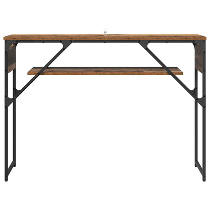 Konsole Staré Dřevo Kompozitní Dřevo 105X30X75Cm