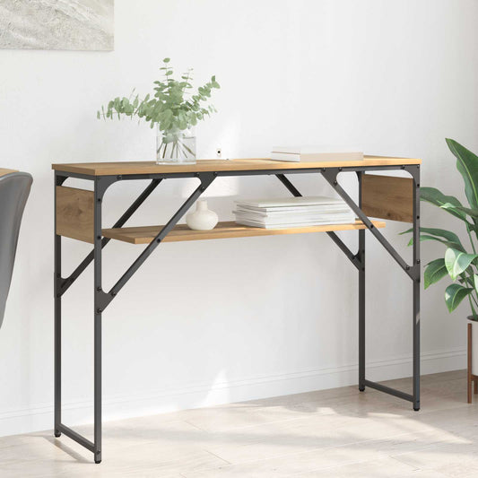 Konsole Artisanový Dub Kompozitní Dřevo 105X30X75Cm