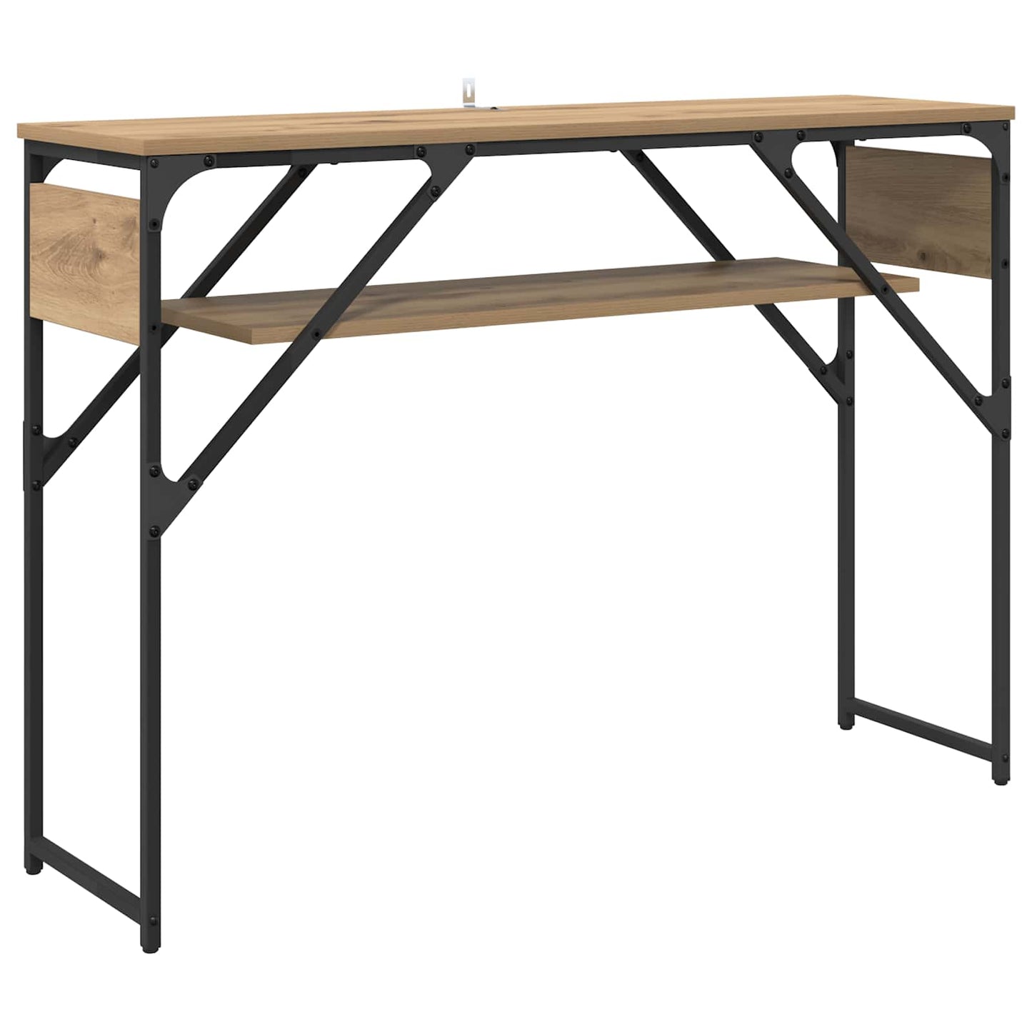 Konsole Artisanový Dub Kompozitní Dřevo 105X30X75Cm