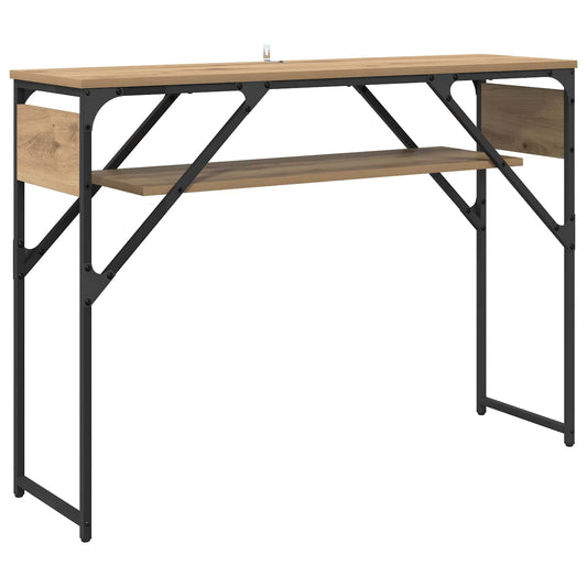 Konsole Artisanový Dub Kompozitní Dřevo 105X30X75Cm