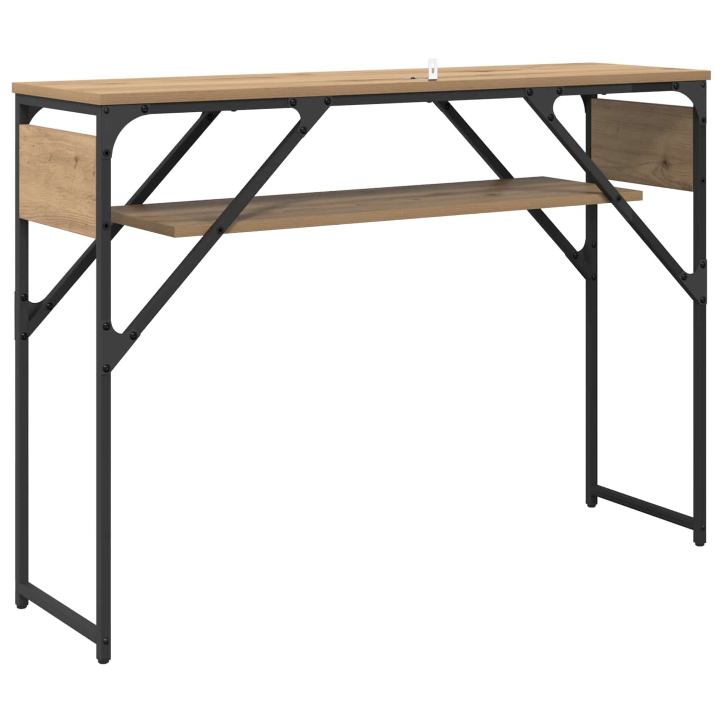 Konsole Artisanový Dub Kompozitní Dřevo 105X30X75Cm
