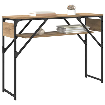 Konsole Artisanový Dub Kompozitní Dřevo 105X30X75Cm