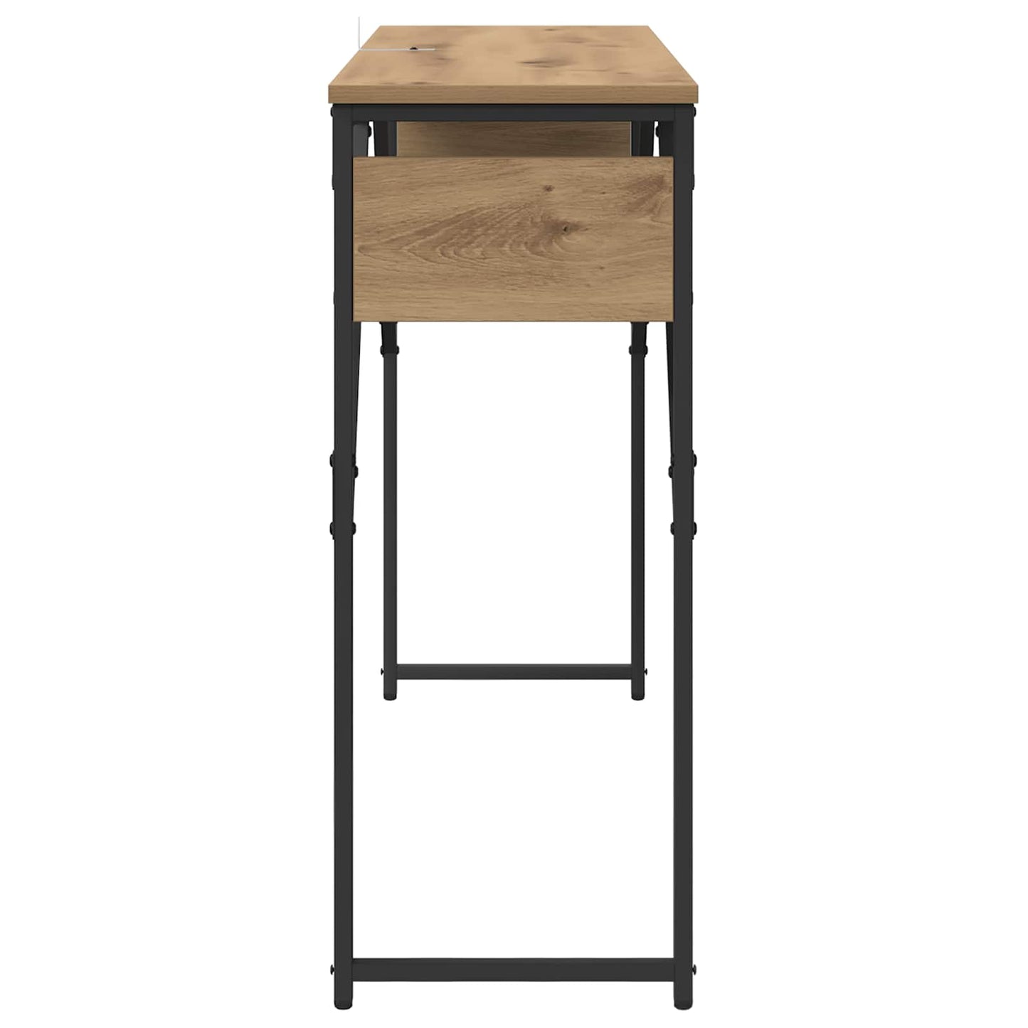 Konsole Artisanový Dub Kompozitní Dřevo 105X30X75Cm