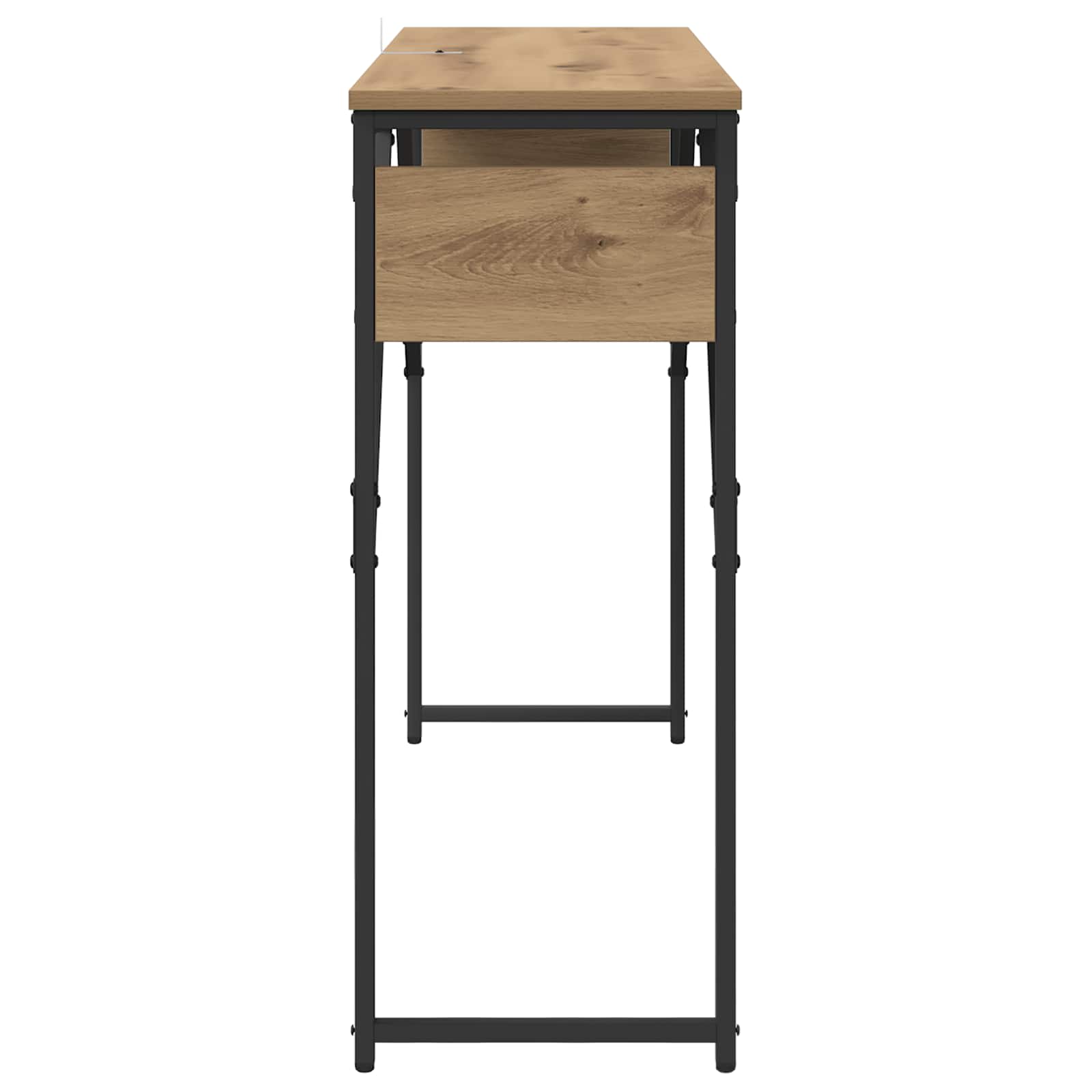 Konsole Artisanový Dub Kompozitní Dřevo 105X30X75Cm