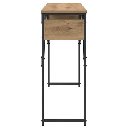 Konsole Artisanový Dub Kompozitní Dřevo 105X30X75Cm