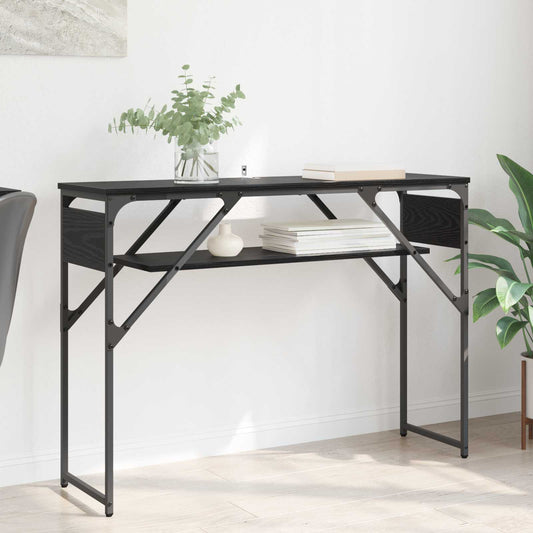 Konsole Černý Dub Kompozitní Dřevo 105X30X75Cm