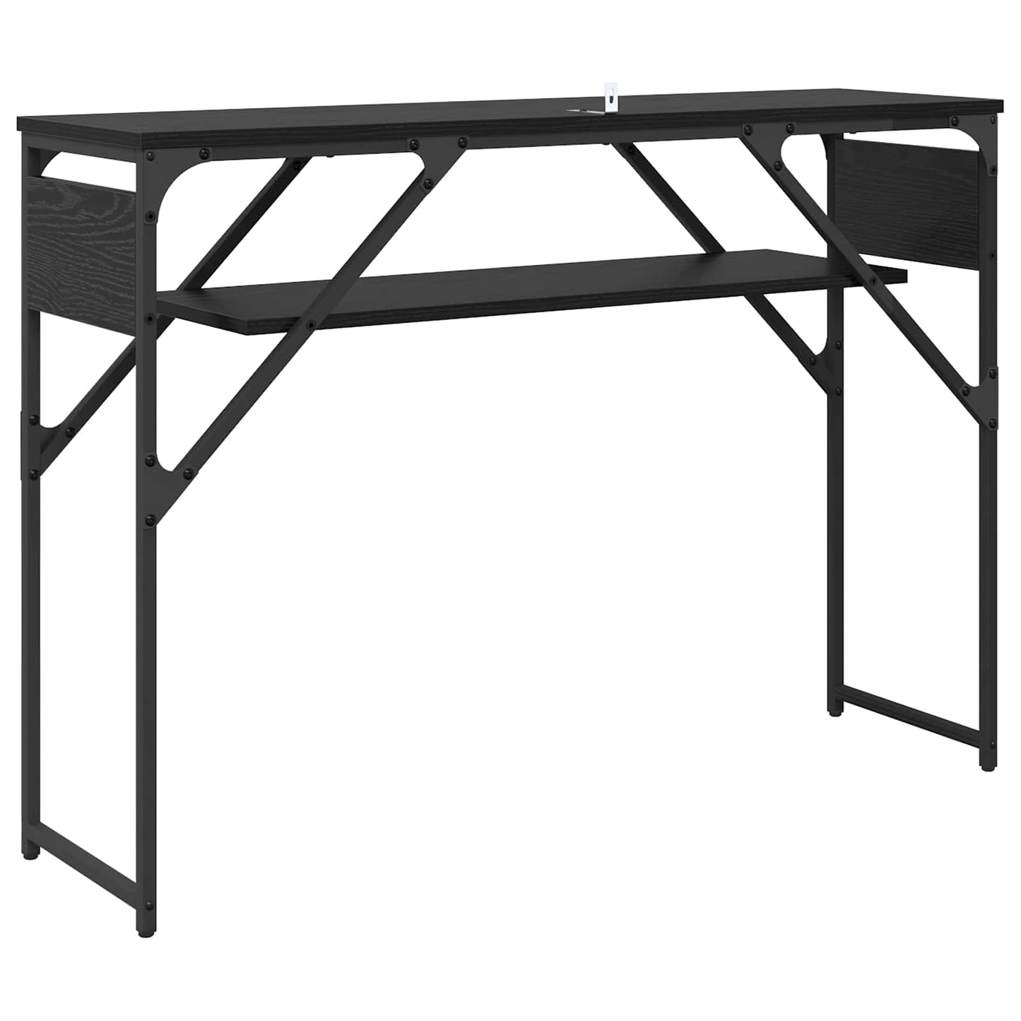 Konsole Černý Dub Kompozitní Dřevo 105X30X75Cm