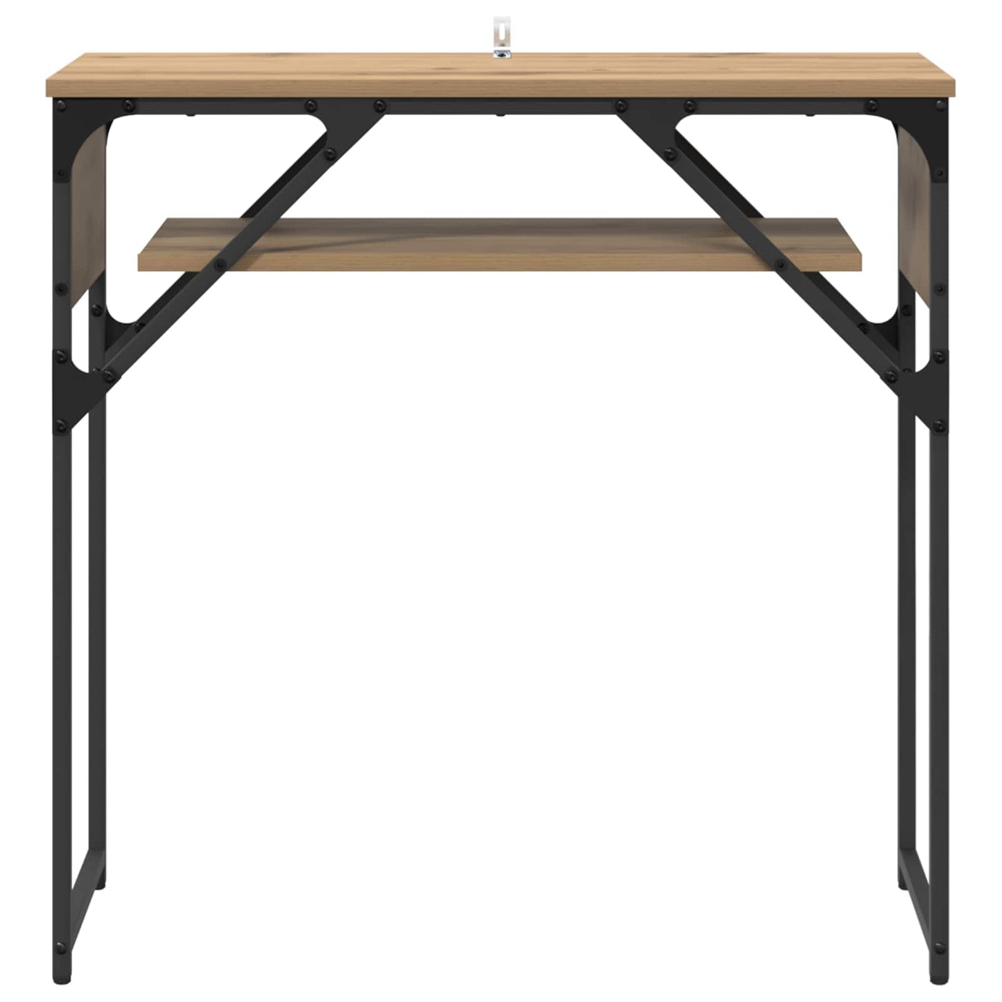 Konsole Artisanový Dub Kompozitní Dřevo 75X30X75Cm