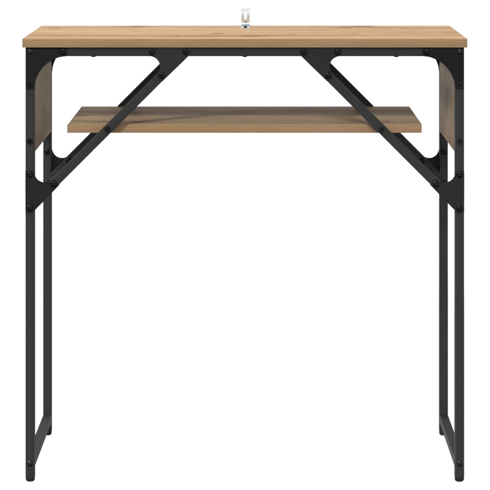 Konsole Artisanový Dub Kompozitní Dřevo 75X30X75Cm