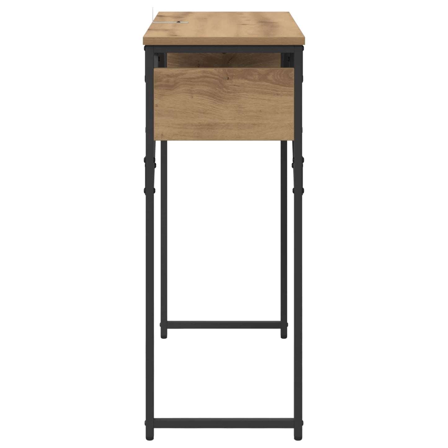 Konsole Artisanový Dub Kompozitní Dřevo 75X30X75Cm