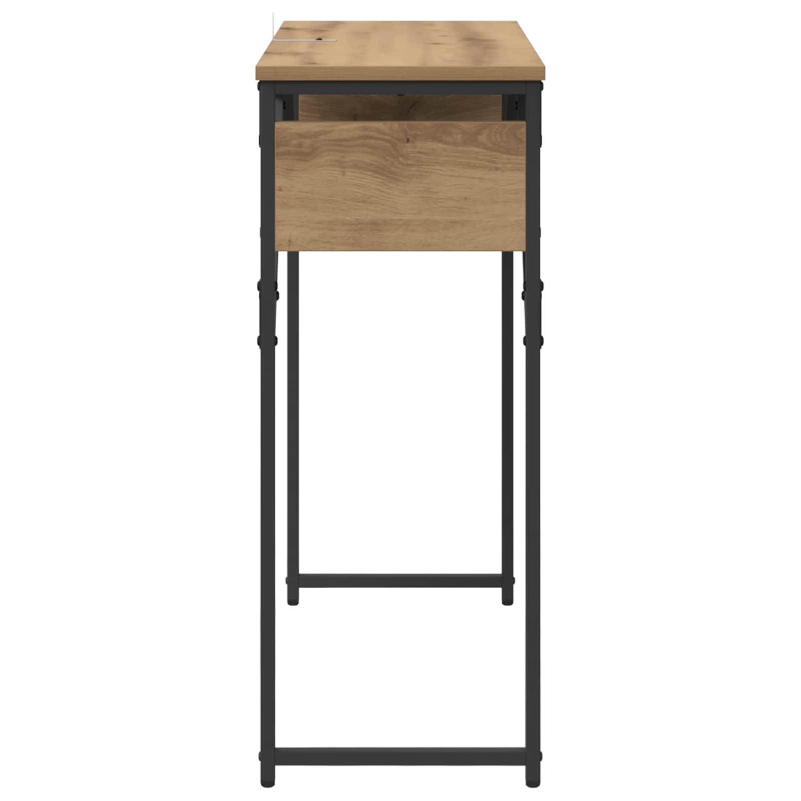 Konsole Artisanový Dub Kompozitní Dřevo 75X30X75Cm