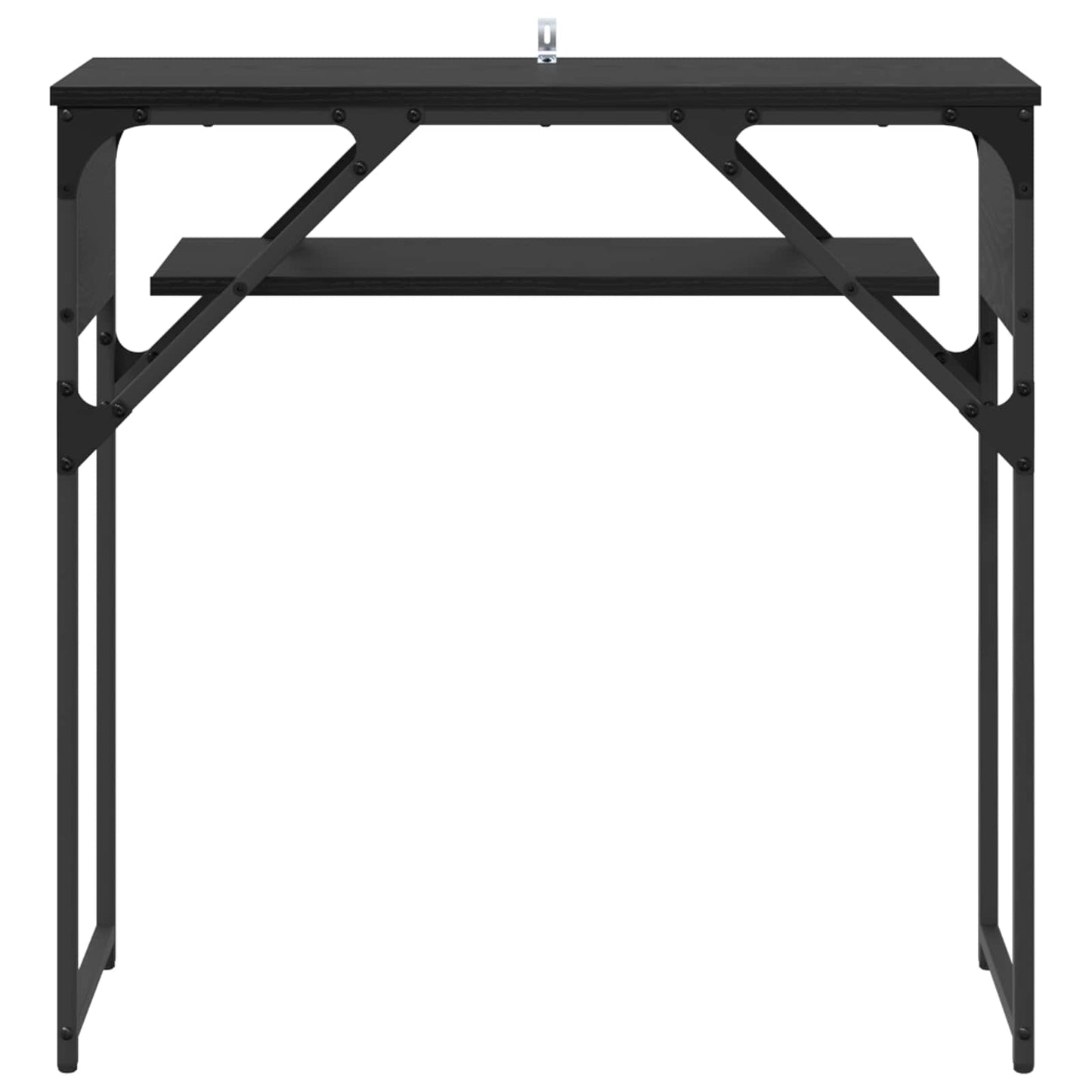 Konsole Černý Dub Kompozitní Dřevo 75X30X75Cm