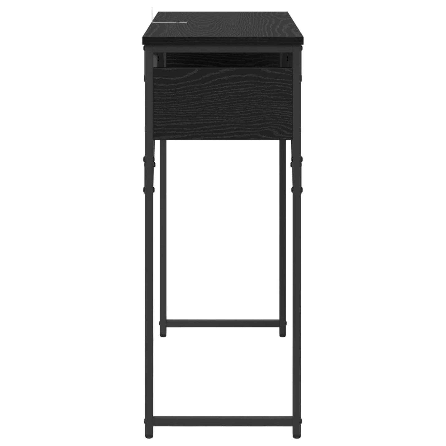 Konsole Černý Dub Kompozitní Dřevo 75X30X75Cm