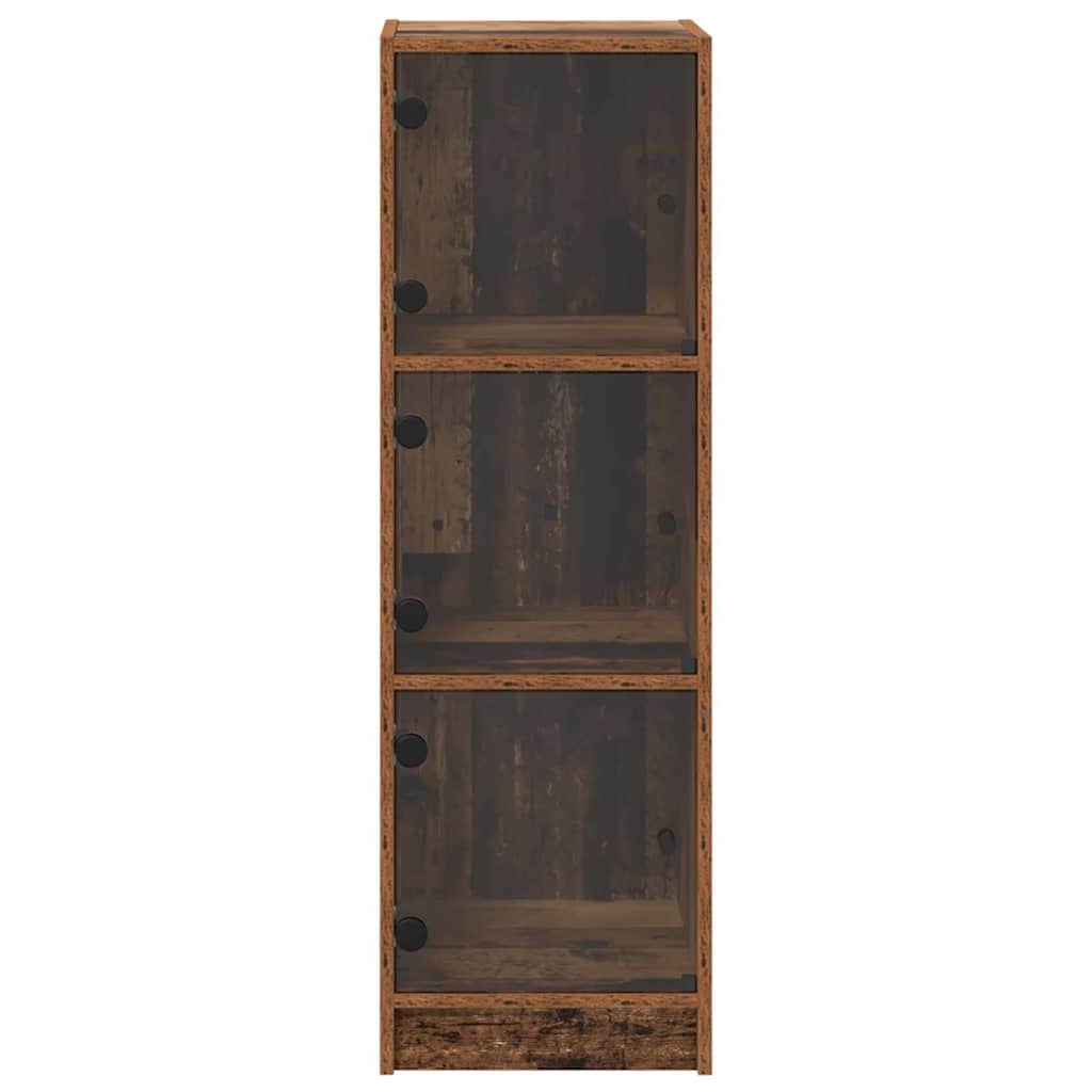 Vysoký Bufet Staré Dřevo 35 X 37 X 109 Cm Kompozitní Dřevo