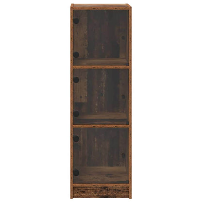 Vysoký Bufet Staré Dřevo 35 X 37 X 109 Cm Kompozitní Dřevo