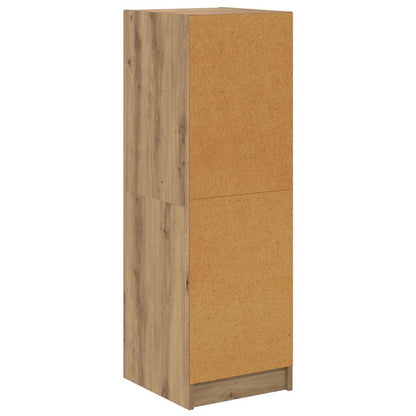 Vysoký Bufet Artisanový Dub 35 X 37 X 109 Cm Kompozitní Dřevo