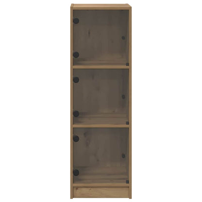Vysoký Bufet Artisanový Dub 35 X 37 X 109 Cm Kompozitní Dřevo