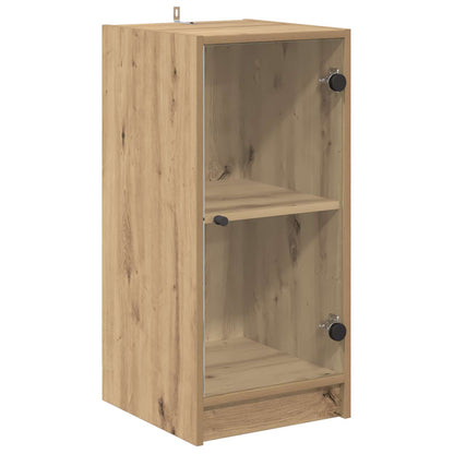 Servírovací Skříň Dub Artisan 35 X 37 X 76 Cm Kompozitní Dřevo