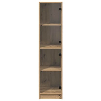 Vysoký Bufet Artisanový Dub 35 X 37 X 142 Cm Kompozitní Dřevo
