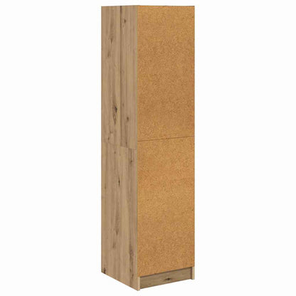 Vysoký Bufet Artisanový Dub 35 X 37 X 142 Cm Kompozitní Dřevo