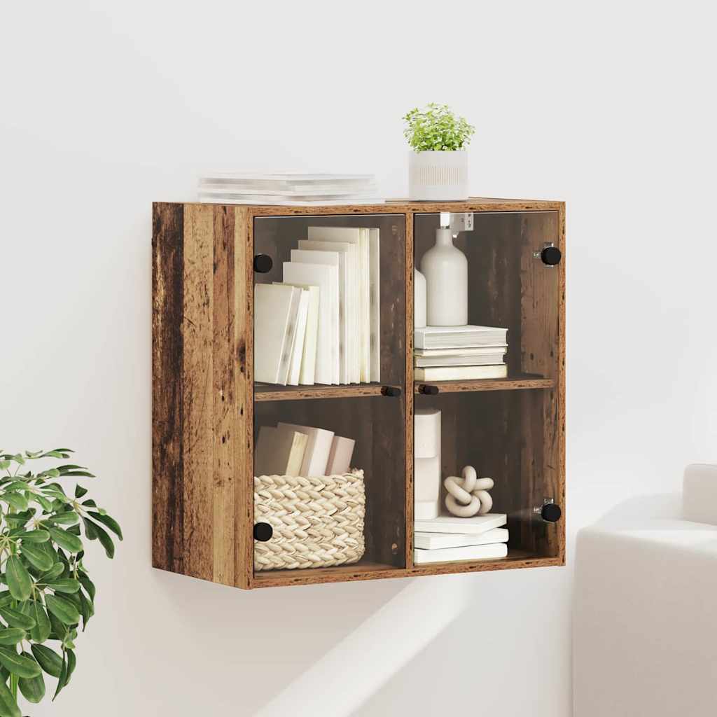 Nástěnná Skříňka 68 X 37 X 68,5 Cm Kompozitní Dřevo Staré Dřevo