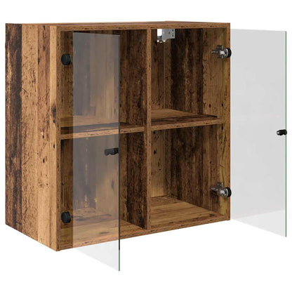 Nástěnná Skříňka 68 X 37 X 68,5 Cm Kompozitní Dřevo Staré Dřevo