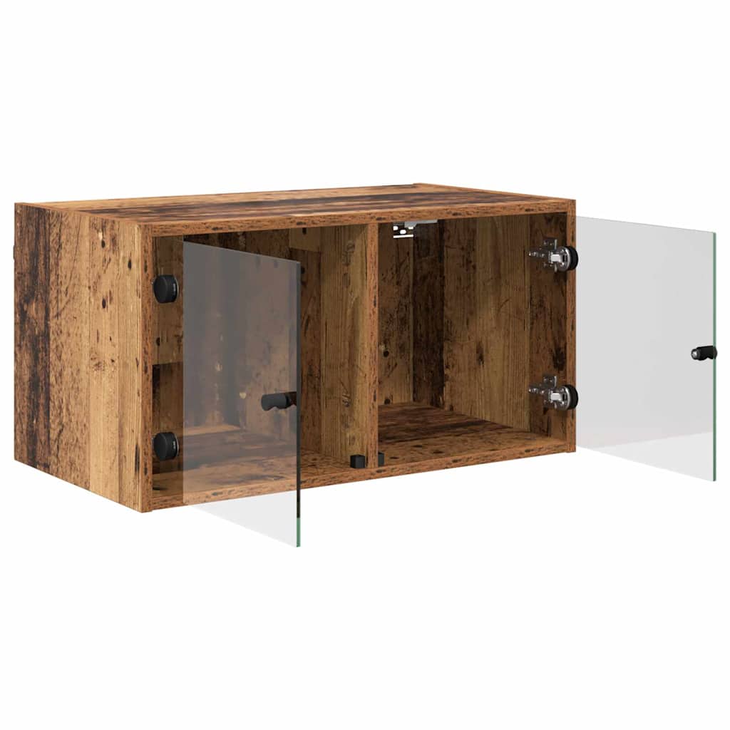 Nástěnná Skříňka 68 X 37 X 35 Cm Kompozitní Dřevo Staré Dřevo