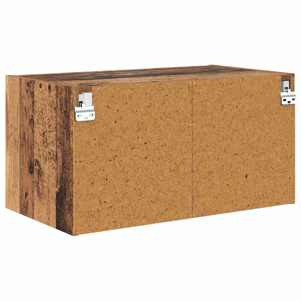 Nástěnné Skříně 2 Ks 68 X 37 X 35 Cm Kompozitní Dřevo