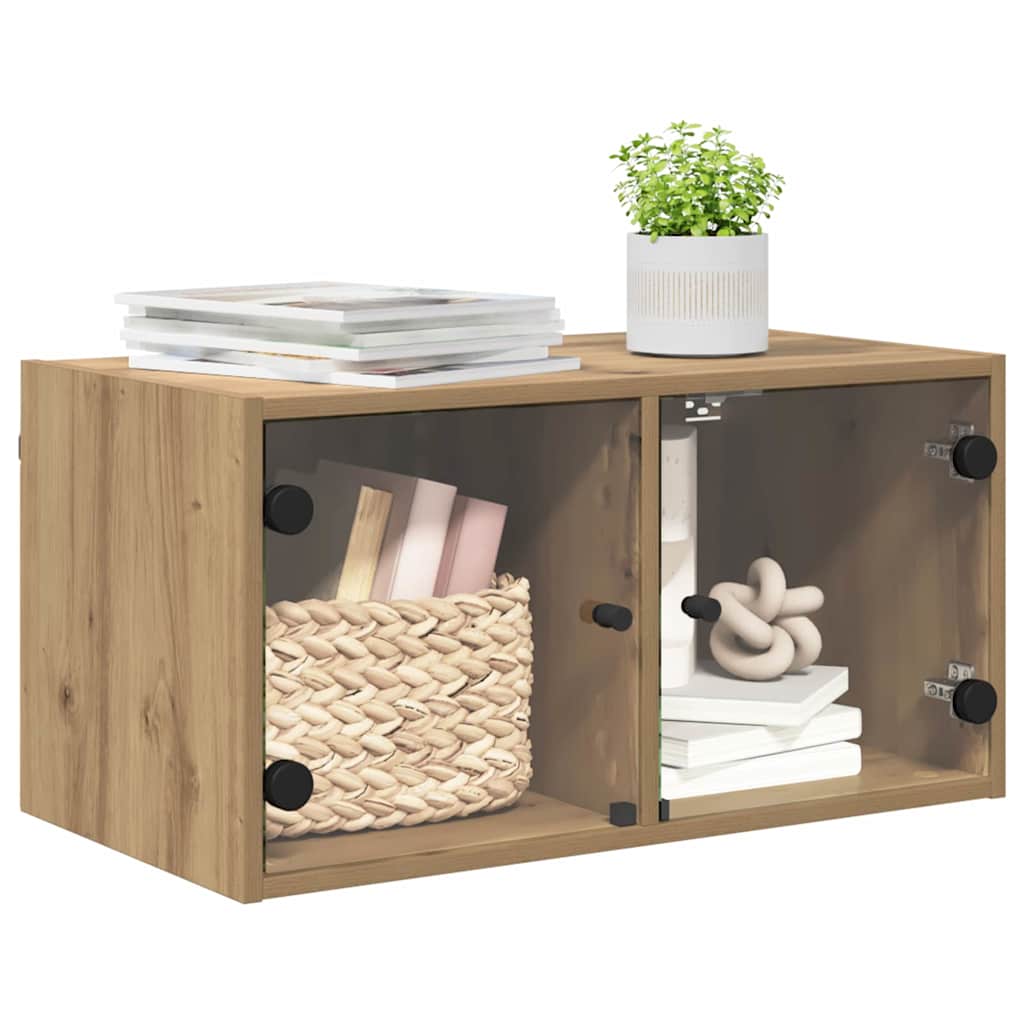 Nástěnná Skříňka 68 X 37 X 35 Cm Kompozitní Dřevo