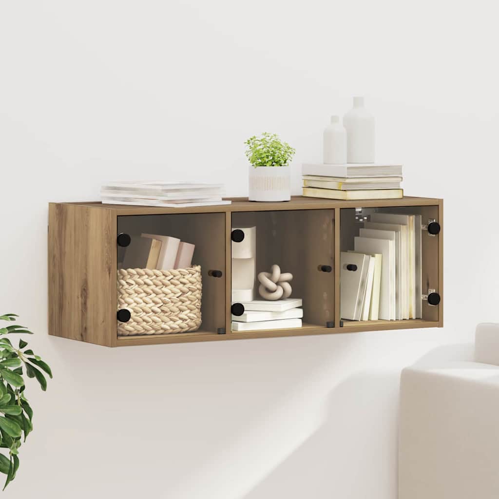 Nástěnná Skříňka 102 X 37 X 35 Cm Kompozitní Dřevo