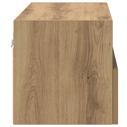 Skříňky Na Tv Zeď 2 Pcs Artisanový Dub Kompozitní Dřevo