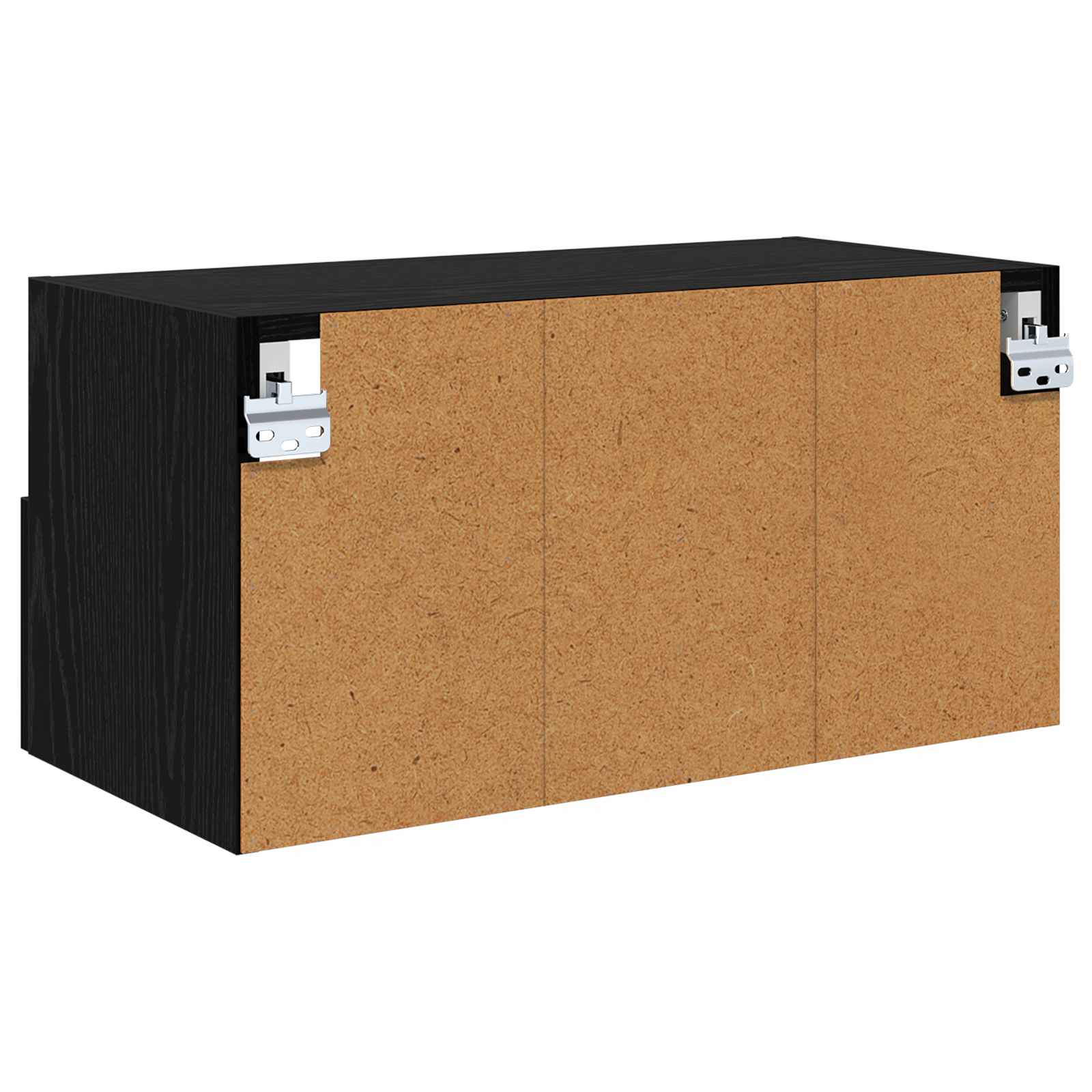 Tv Wall Cabinet 60 X 30 X 30 Cm Černý Dub Kompozitní Dřevo