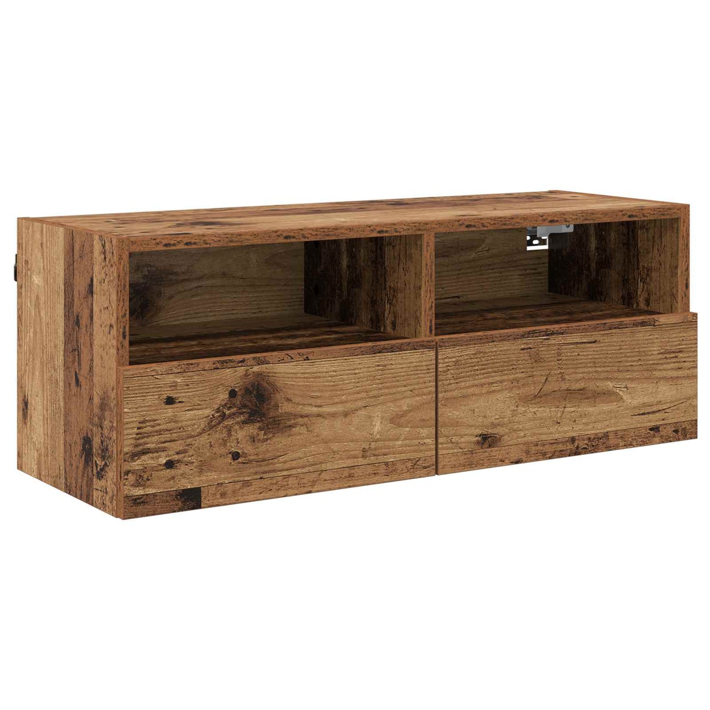Tv Wall Cabinet 80 X 30 X 30 Cm Staré Dřevo Kompozitní Dřevo