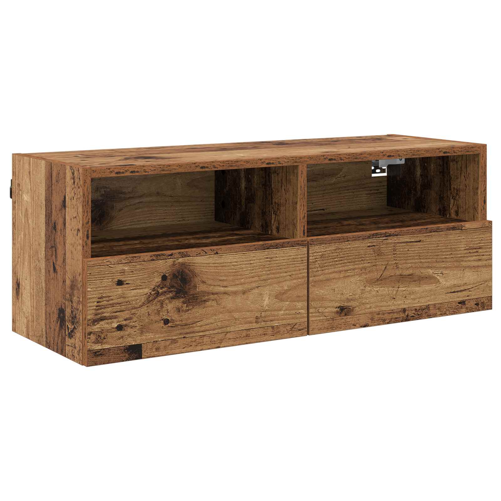 Tv Wall Cabinet 80 X 30 X 30 Cm Staré Dřevo Kompozitní Dřevo