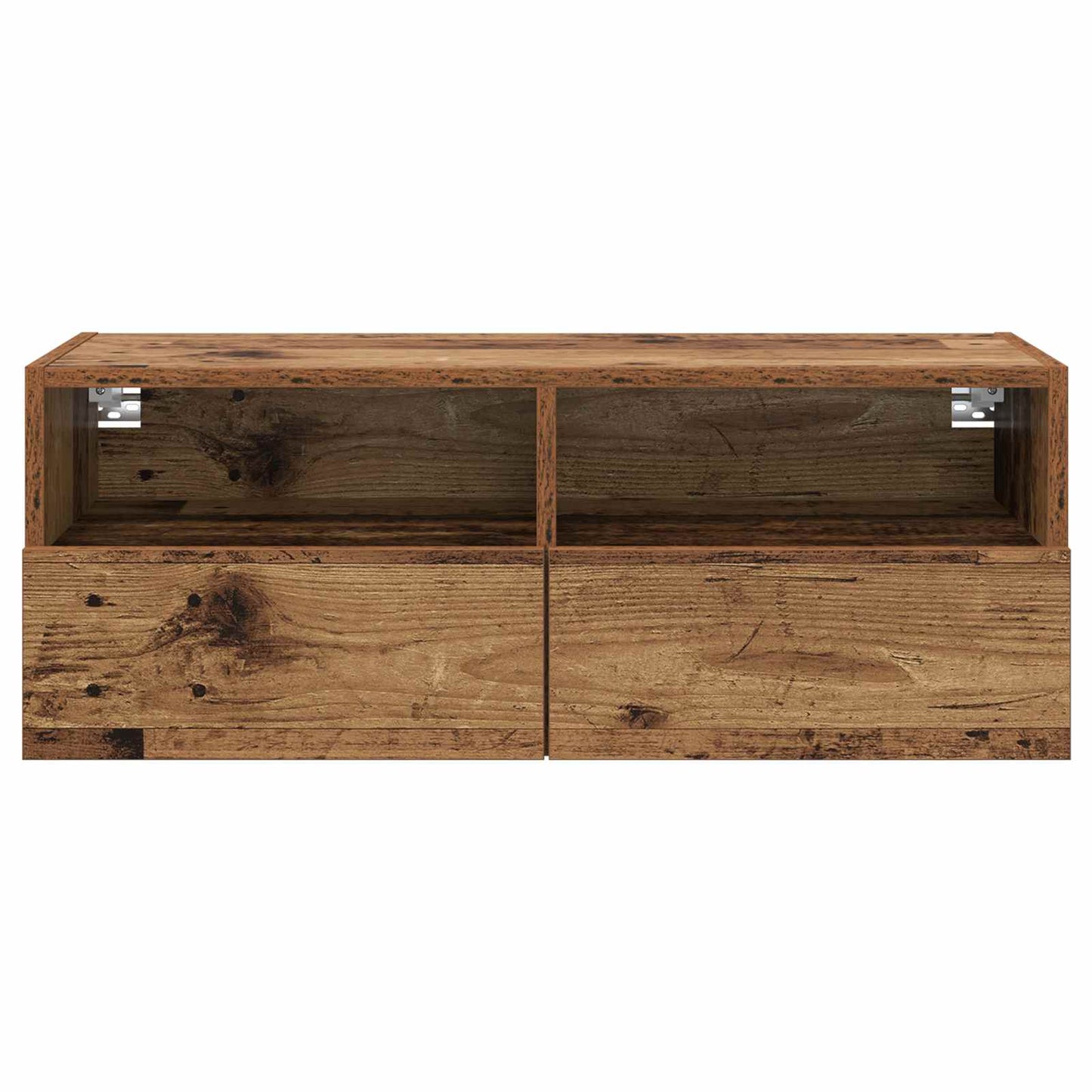 Tv Wall Cabinet 80 X 30 X 30 Cm Staré Dřevo Kompozitní Dřevo