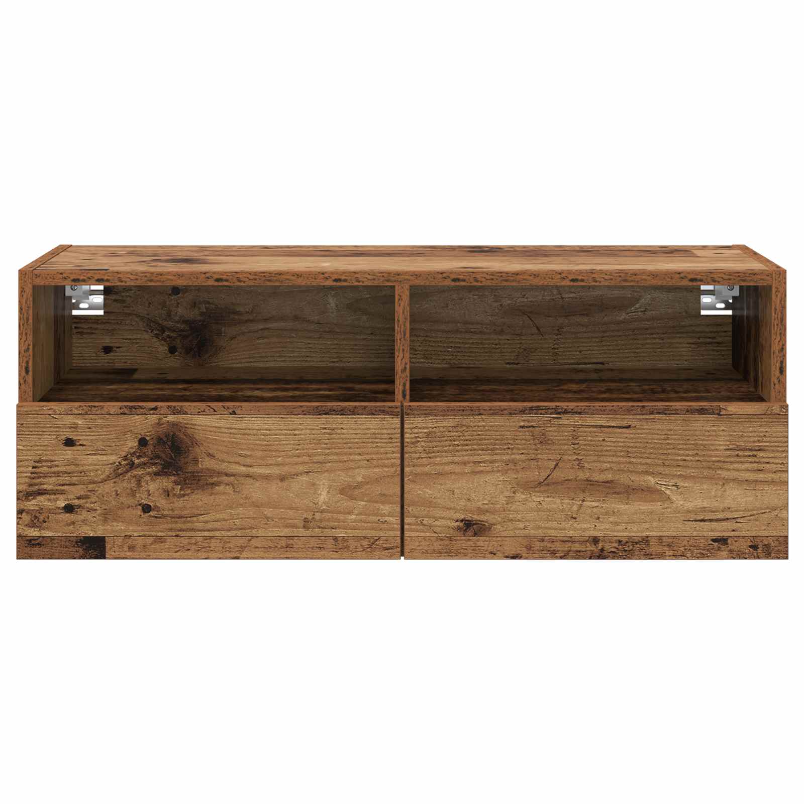 Tv Wall Cabinet 80 X 30 X 30 Cm Staré Dřevo Kompozitní Dřevo