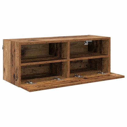 Skříňky Na Tv Zeď 2 Pcs Staré Dřevo Kompozitní Dřevo