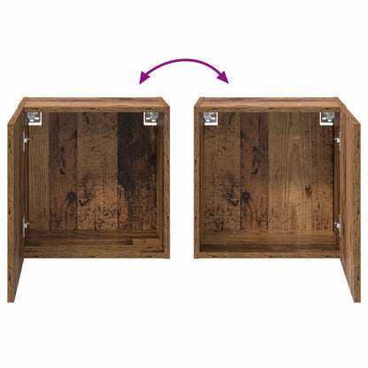 Tv Wall Cabinet 40,5X30X40Cm Staré Dřevo Kompozitní Dřevo