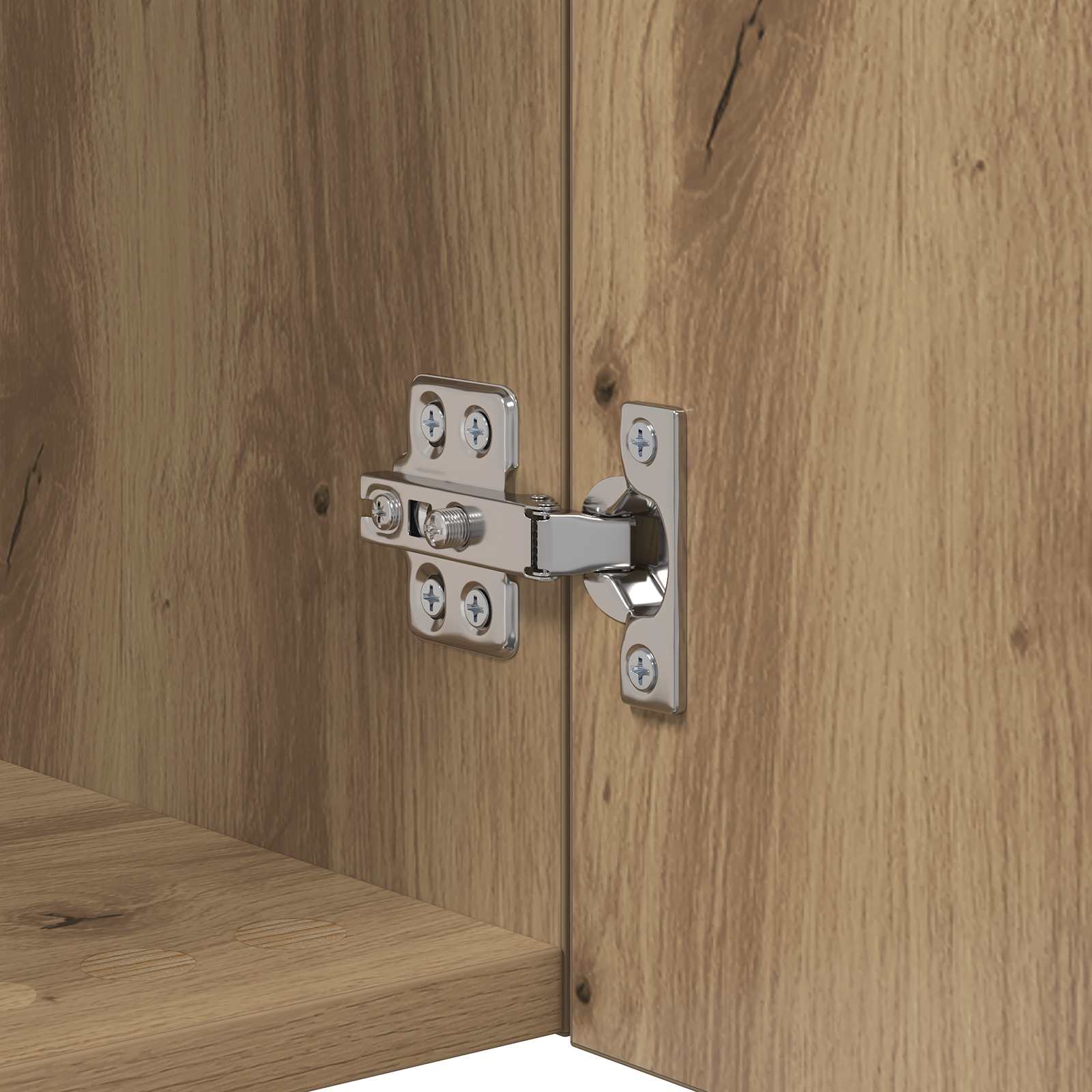 Tv Wall Cabinet 40,5X30X40Cm Artisanový Dub Kompozitní Dřevo