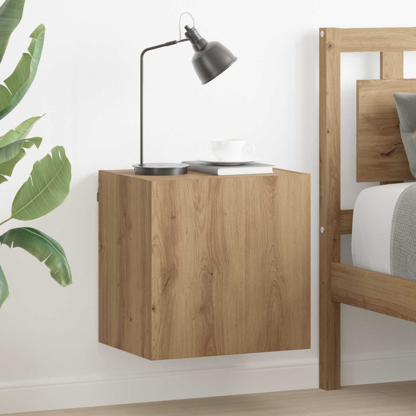 Tv Wall Cabinet 40,5X30X40Cm Artisanový Dub Kompozitní Dřevo