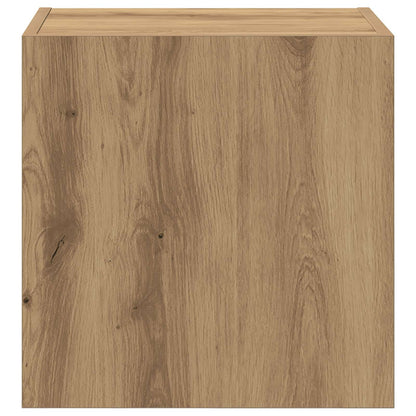 Tv Wall Cabinet 40,5X30X40Cm Artisanový Dub Kompozitní Dřevo