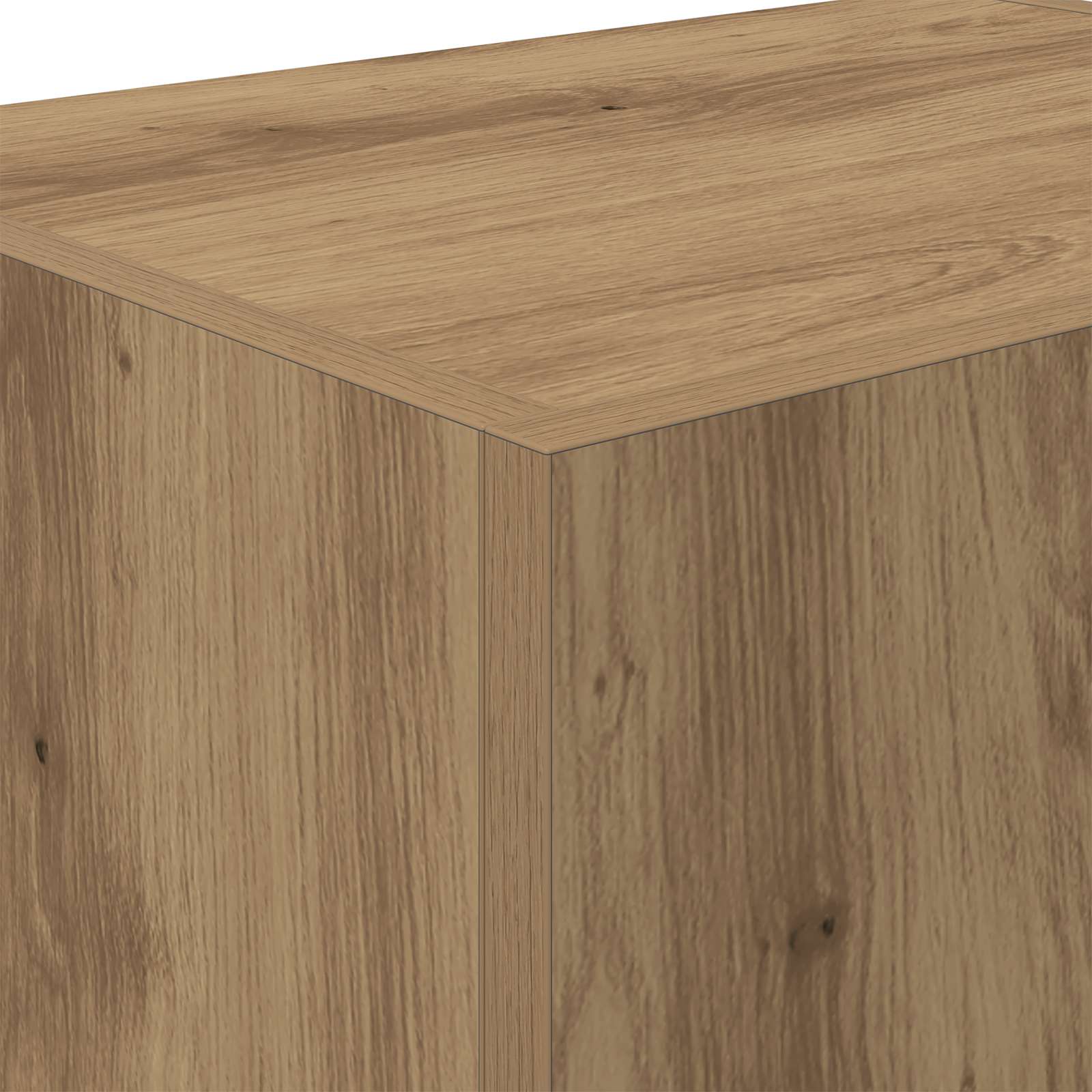 Skříňky Na Tv Zeď 2 Pcs Artisanový Dub Kompozitní Dřevo