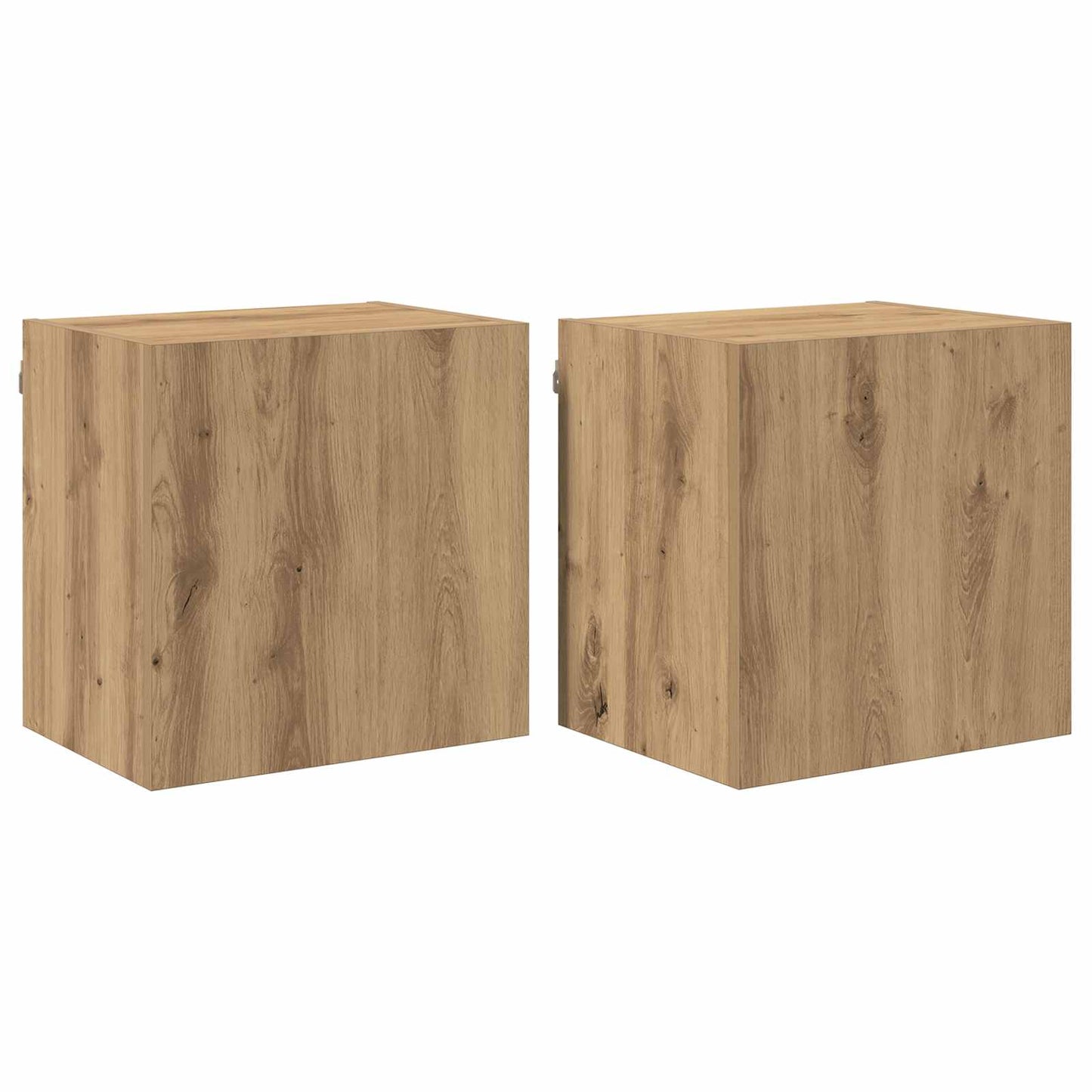 Skříňky Na Tv Zeď 2 Pcs Artisanový Dub Kompozitní Dřevo