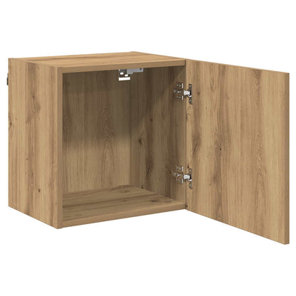 Skříňky Na Tv Zeď 2 Pcs Artisanový Dub Kompozitní Dřevo
